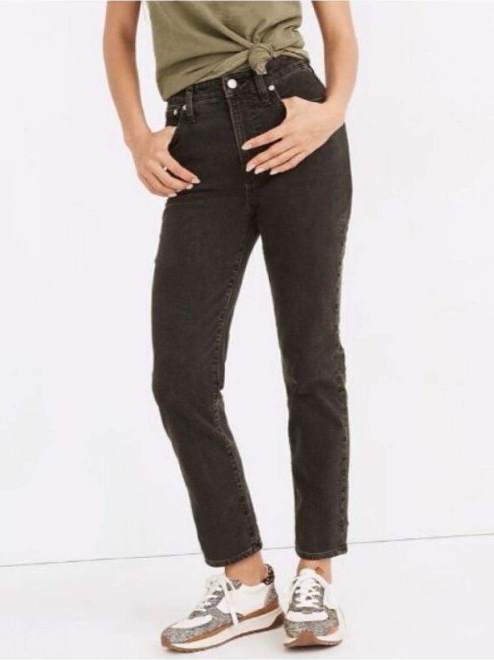 Madewell The Curvy Perfect Vintage Jean Size 26 Lunar Wash Minimalist Clean Girl